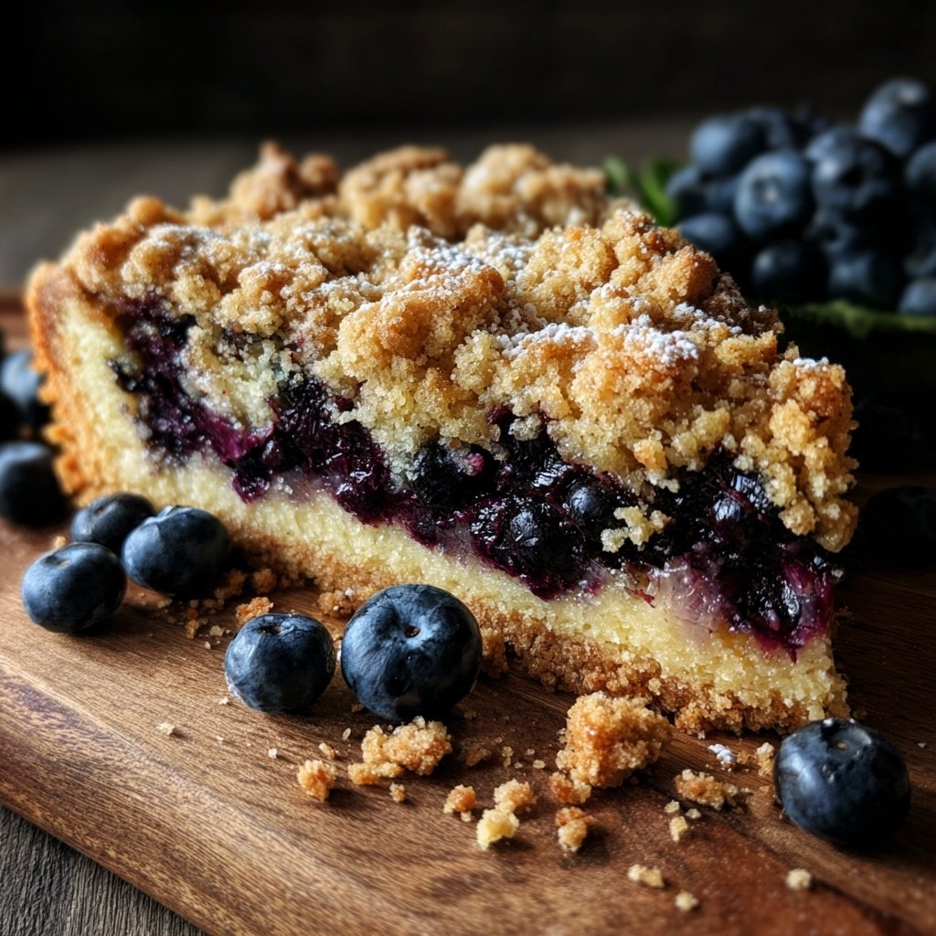 Streuselkuchen Mit Heidelbeeren