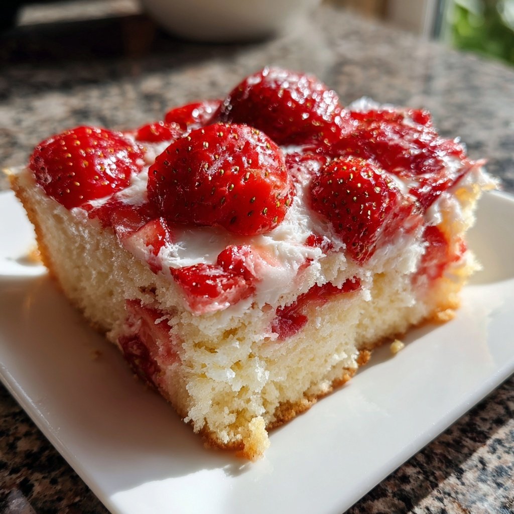 Erdbeerkuchen Leicht