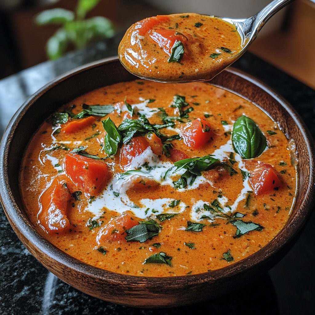 Cremige Tomatensuppe