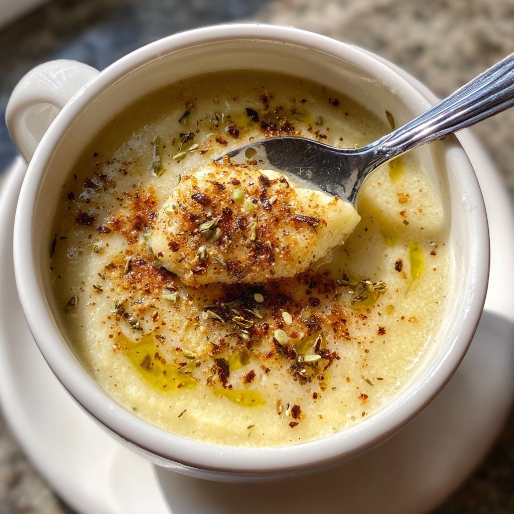 Blumenkohl Suppe Mit Muskat